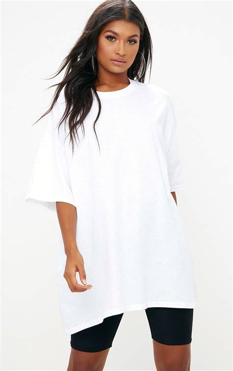 oversized white shirts.